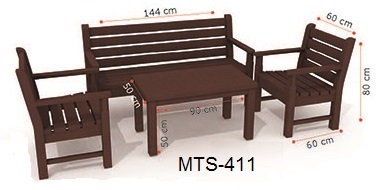 Wooden Picnic Table MTS-411