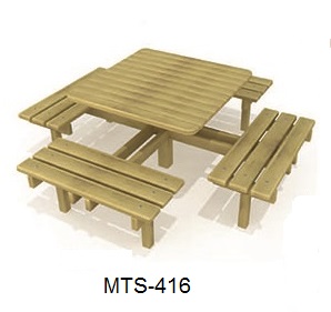 Wooden Picnic Table MTS-416