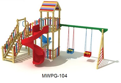 Wooden Playground MWPG-104