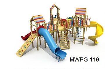 Wooden Playground MWPG-116
