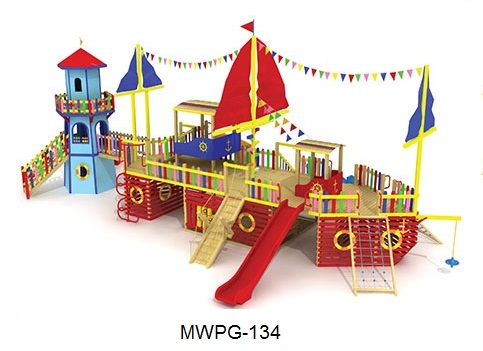 Wooden Playground MWPG-134