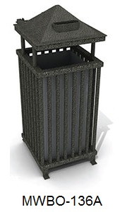 Outdoor Litter Bin MWBO-136