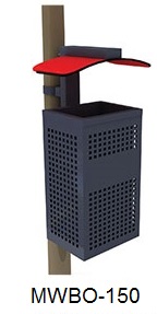 Outdoor Litter Bin MWBO-150