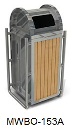 Outdoor Litter Bin MWBO-153